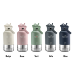 Gourde pour Chien Isotherme 3-en-1 | Inox 1L + 2 Gamelles | PAWLEY