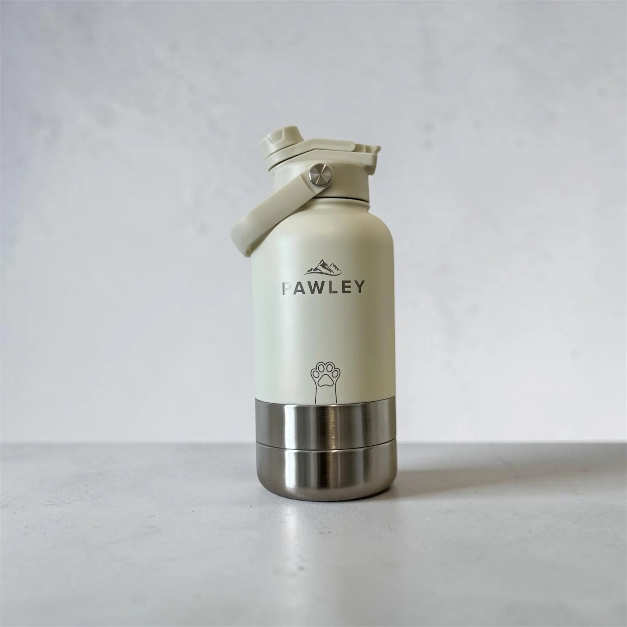 Gourde pour chien isotherme 3-en-1 Inox 1L + 2 Gamelles PAWLEY - PAWLEY