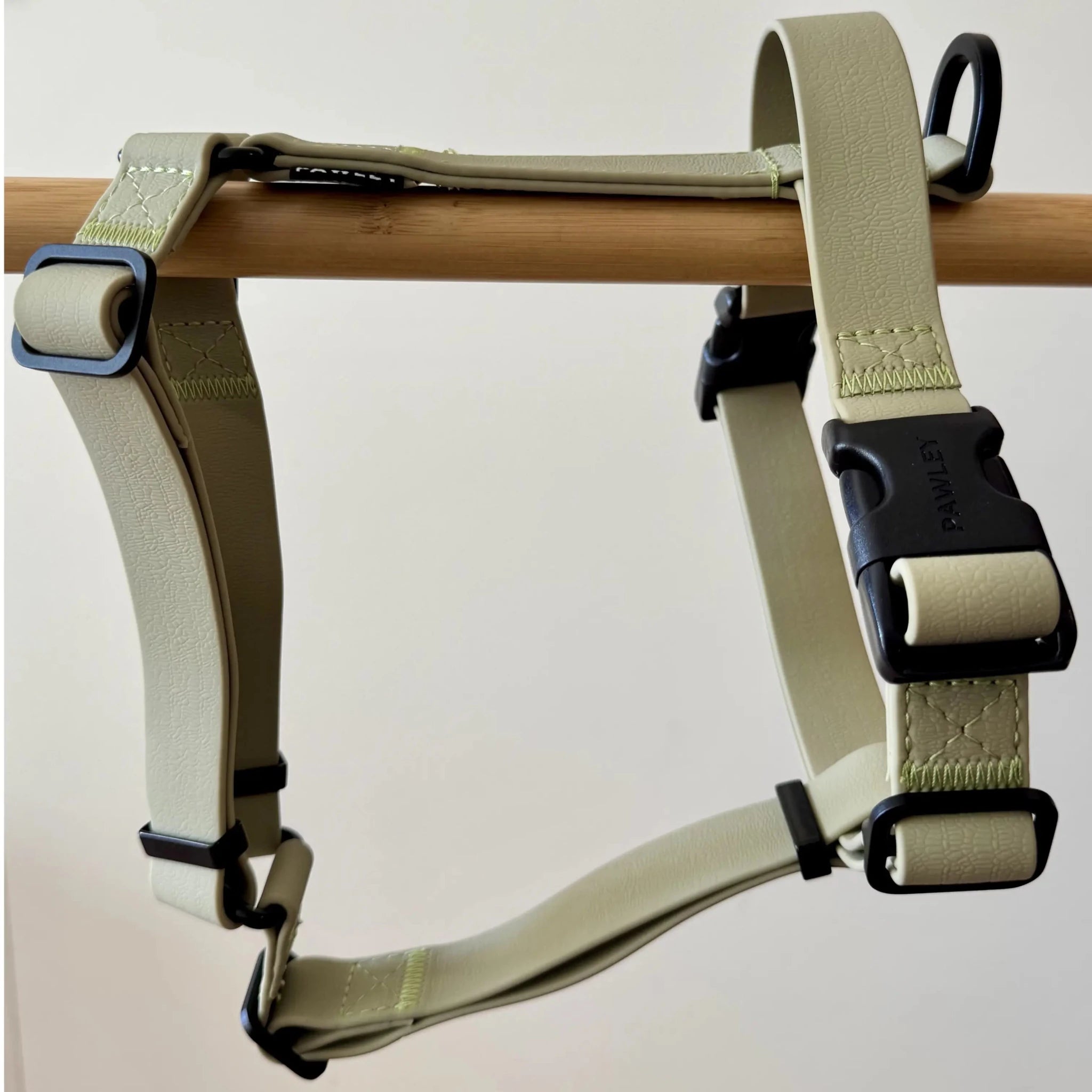 Harnais Chien Biothane Imperméable - Anti-Traction Y | PAWLEY (Sage Green) - PAWLEY